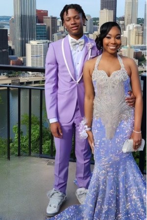 Kerr Smart Light Purple Shawl Lapel Close Fitting Men Suits For Prom Kerr Smart Light Purple Shawl Lapel Close Fitting Men Suits For Prom