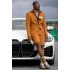 Leo Simple Orange Notched Lapel Best Fitted Prom Men Suits