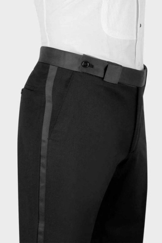 Knox Modern Black Shawl Lapel Double Breasted Wedding Men Suits With Beadings Knox Modern Black Shawl Lapel Double Breasted Wedding Men Suits With Beadings