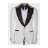 Daniel Chic White Peaked Lapel Beadings Men Suits Best For Wedding