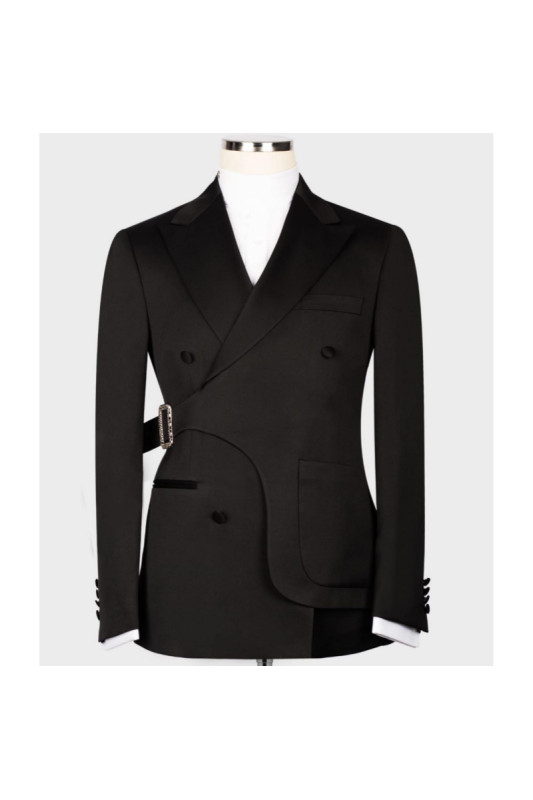 Jack Chic Black Peaked Lapel Best Fitted Prom Men Suits Jack Chic Black Peaked Lapel Best Fitted Prom Men Suits