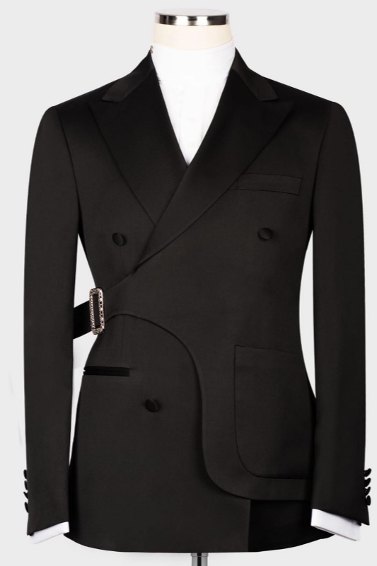 Jack Chic Black Peaked Lapel Best Fitted Prom Men Suits Jack Chic Black Peaked Lapel Best Fitted Prom Men Suits