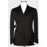 Jack Chic Black Peaked Lapel Best Fitted Prom Men Suits