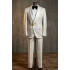 Shelton Smart White Jacquard Shawl Lapel Best Fitted Wedding Men Suits