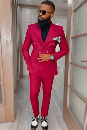 Michael Latest Design Double Breasted Close Fitting Men Suits for Prom Michael Latest Design Double Breasted Close Fitting Men Suits for Prom