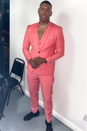 Daniel Pink Three Pieces Notched Lapel Fashion Prom Suits Daniel Pink Three Pieces Notched Lapel Fashion Prom Suits