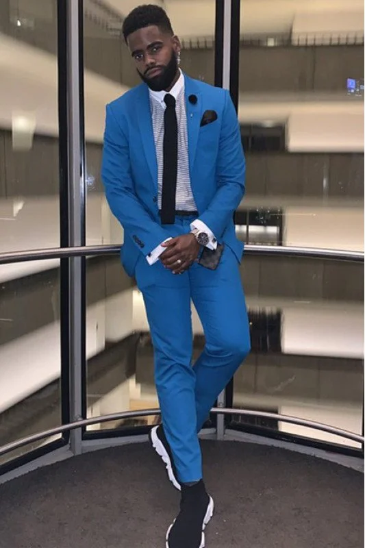 blue dress for men goTIELESS Ultimate Dress Shirt (Light Blue) main image 0