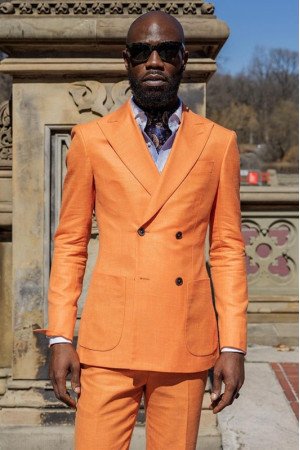 Logan Gorgeous Double Breasted Slim Fit Bespoke Men Suits