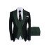 Jose Black And Dark Green Bespoke Best Fitted Prom Men Suits