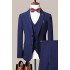 Mason Dark Navy Fashion Three Pieces Formal Business Men Suits