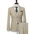 Landon Champagne Three Pieces Slim Fit Stylish Men Suits for Business