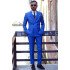 Bryan Royal Blue Double Breasted Stylish Best Fitted Prom Outfits