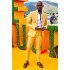 Wyatt Yellow Shawl Lapel Modest Slim Fit Men Suits