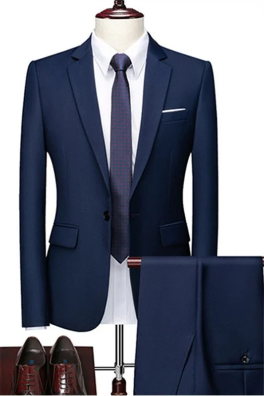 Blake Dark Navy Stylish Slim Fit Formal Business Men Suits Blake Dark Navy Stylish Slim Fit Formal Business Men Suits