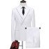 Christopher Stylish White Double Breasted Business Men Suits