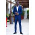 Jonathan Royal Blue Shawl Lapel Two Pieces Chic Prom Men Suits