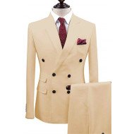Aaron Formal Double Breasted Peaked Lapel Business Suits Aaron Formal Double Breasted Peaked Lapel Business Suits