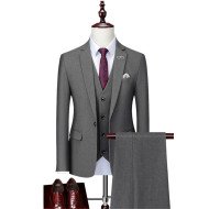 Aidan Classic Gray Three Pieces Notched Lapel Best Fitted Men Suits Aidan Classic Gray Three Pieces Notched Lapel Best Fitted Men Suits