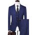Isaiah Fashion Blue Close Fitting Three Pieces Men Suits for Business