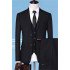 Gavin Simple Black Three Pieces Formal Bespoke Business Suits
