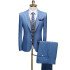 Christian Blue Two Pieces Slim Fit Bespoke Men Suits