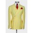 Jacob Yellow Peaked Lapel Fashion Prom Suits for Men