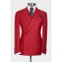Joshua Red Slim Fit One Button Stylish Prom Outfits