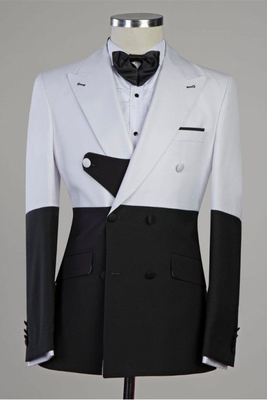 Alexander Peaked Lapel Double Breasted Fashion Prom Suits
