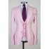Noah Fashion Pink 3 Piece Slim Fit Bespoke Men Suits