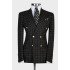 Benjamin Black Plaid Double Breasted Fashion Slim Fit Men Suit