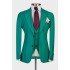 Brandon New Arrival Close Fitting Green 3 Piece Men Suit for Prom