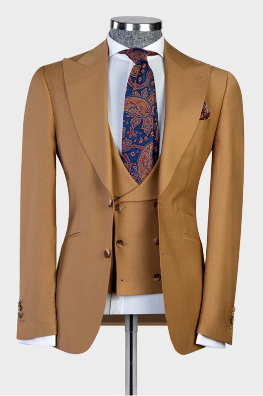 Gabriel Brown Three Pieces Slim Fit Bespoke Formal Business Suit