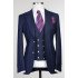 Robert Dark Navy New Arrival Three Pieces Formal Business Men Suits