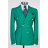 Jesus Chic Green Double Breasted Fashion Men Suit