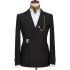 Jason Chic Black Slim Fit Notch Lapel Bespoke Prom Men Suit