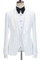 Newest White Three Pieces Classic Shawl Lapel Wedding Groom Suit Newest White Three Pieces Classic Shawl Lapel Wedding Groom Suit