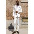 Austin Fashion White Double Breasted Peaked Lapel Prom Suits for Boy