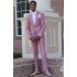 Eric Fashion Pink Shawl Lapel Best Fitted Bespoke Prom Men Suit