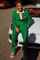 Luke Fashion Green Double Breasted Peaked Lapel Men Suit for Prom