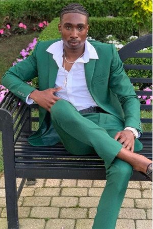 Zachary Fashion Green Notched Lapel Bespoke Prom Men Suit Zachary Fashion Green Notched Lapel Bespoke Prom Men Suit